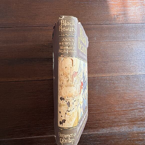 Black Beauty Anna Sewell Illustrated Junior Library Vintage Hardback Book 1945 - Picture 3 of 12